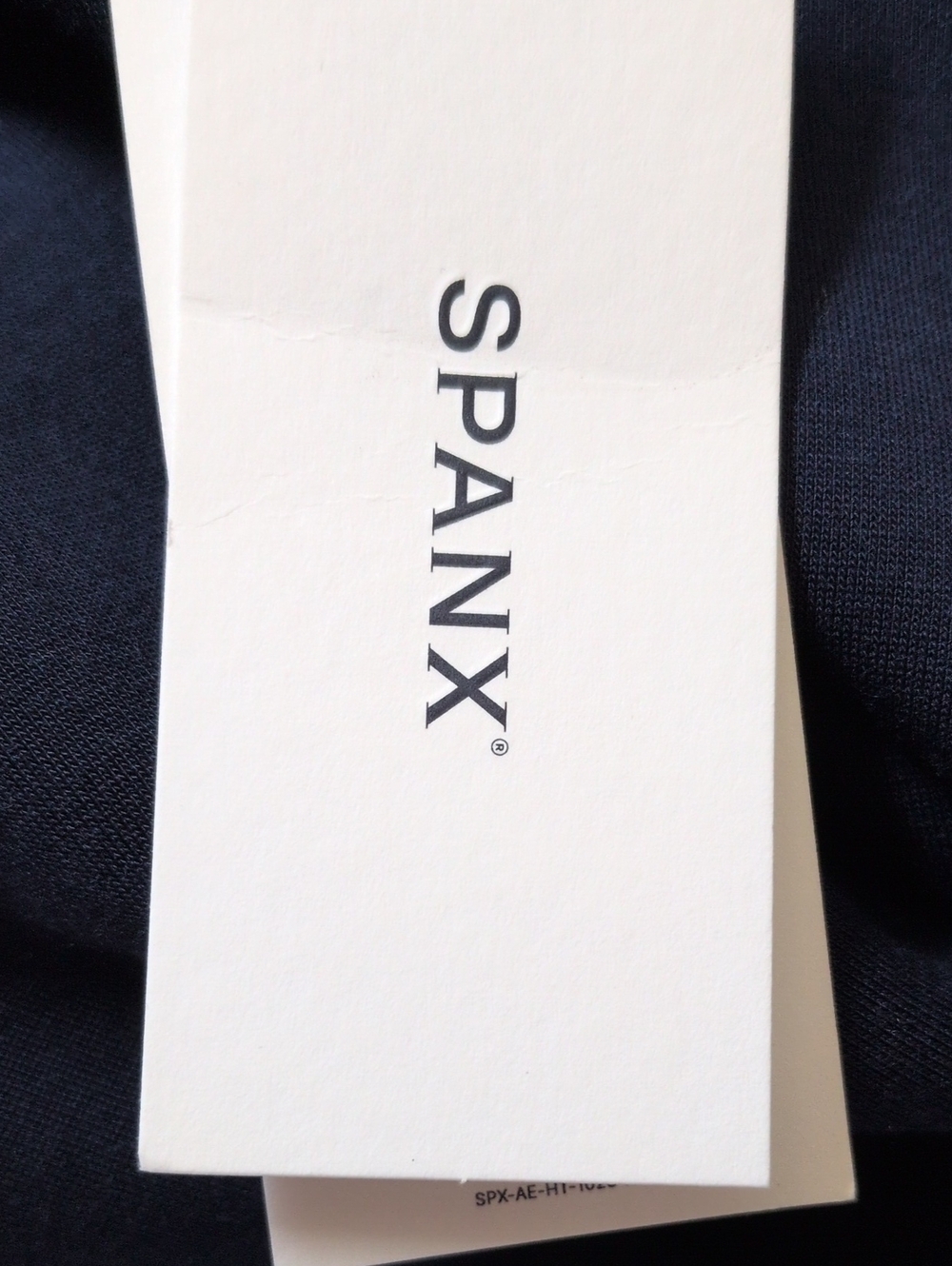 SPANX AirEssentials® Tie Waist Jumpsuit Timeless Navy LP - Picture 14 of 16